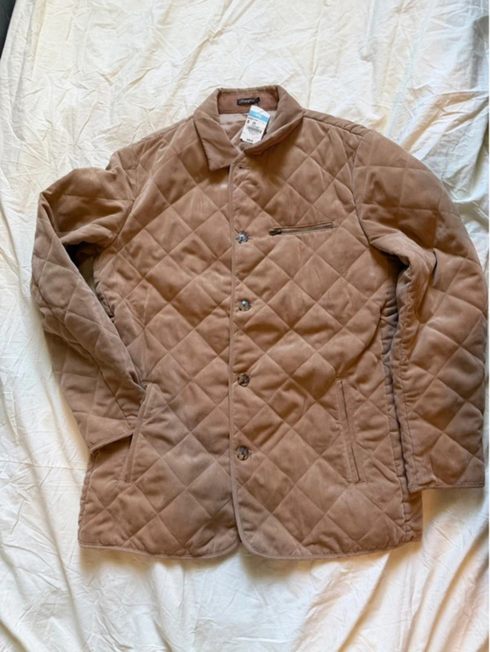 J McLaughlin Banbury Camel Corduroy Jacket NWT S Dark Academia Old Money Preppy
